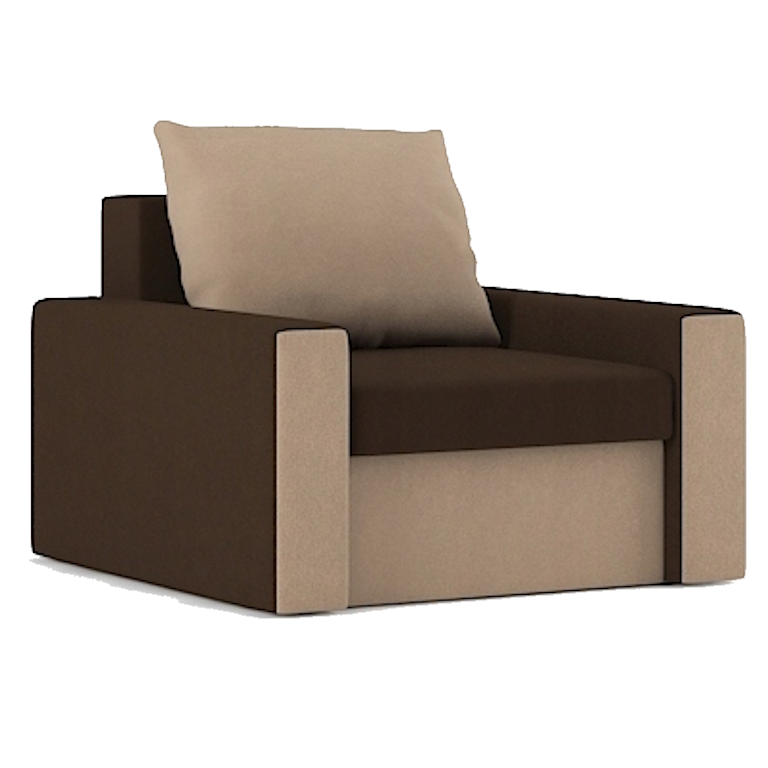 Кресло Зеус 105х90 см Коричнево (28118972)