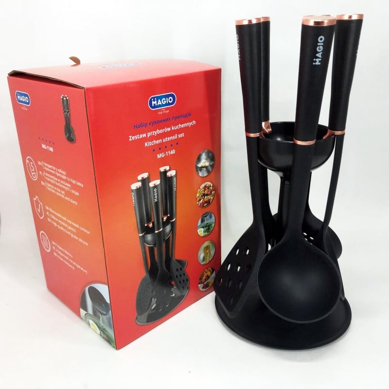 Набір кухонного приладдя Magio MG-1140 (17761611) - фото 8 Набір кухонного приладдя Magio MG-1140 (17761611) - фото 8