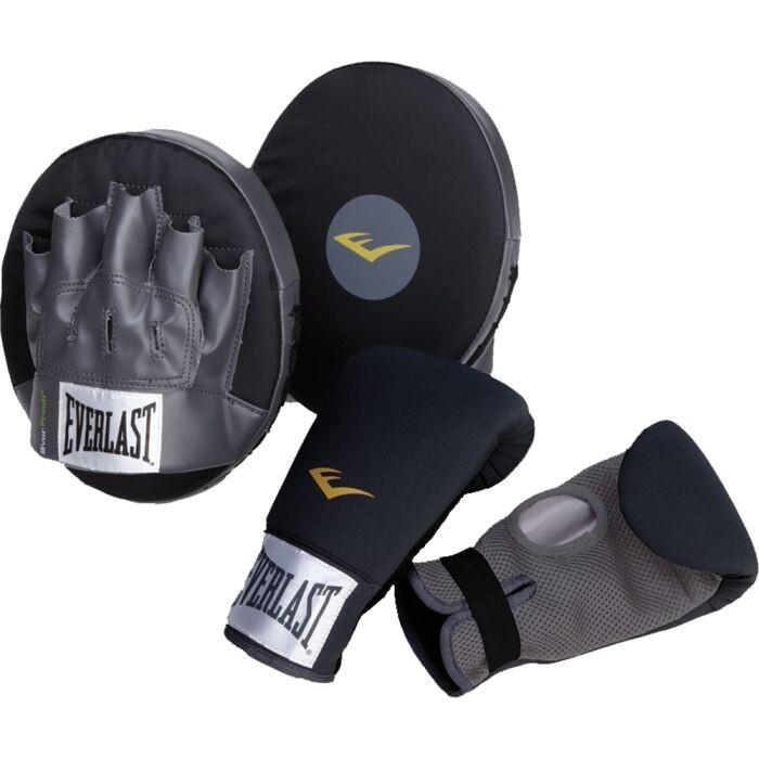 Комплект для боксу Everlast UNI Чорний (891250-70-8) - фото 1