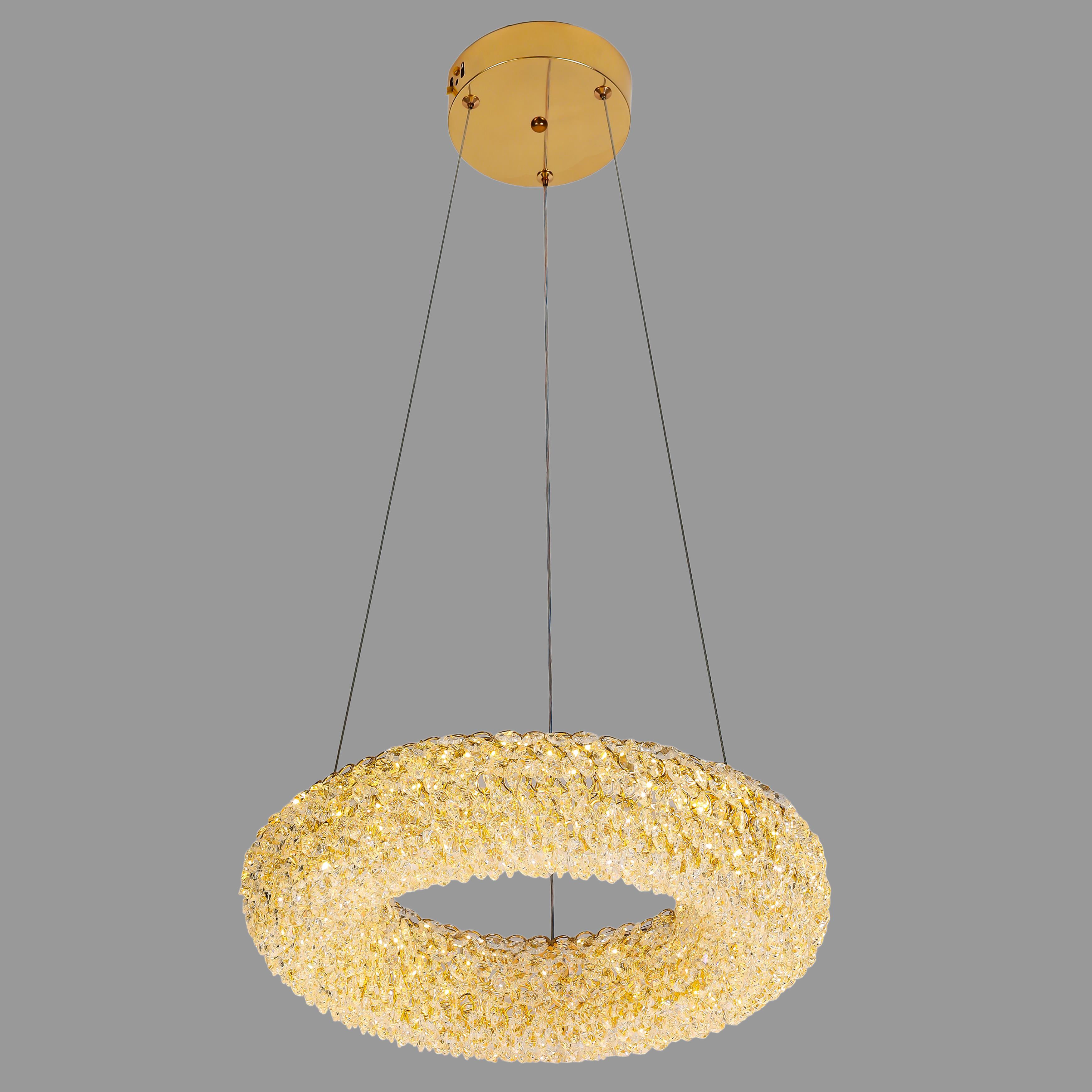 Люстра crystal арт-деко Золотий (89-7200 (400) GD)