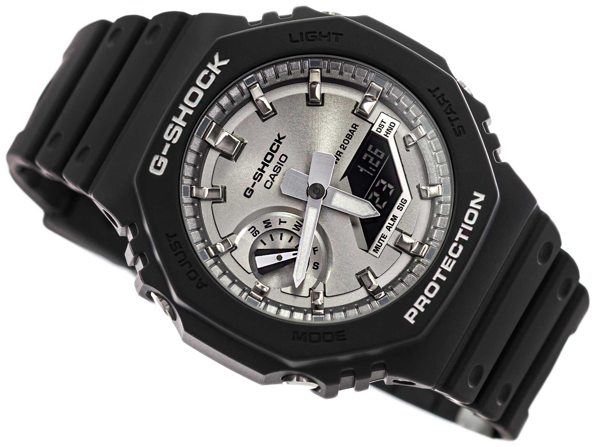 Часы Casio G-SHOCK GA-2100SB-1AER (6950) - фото 6 Часы Casio G-SHOCK GA-2100SB-1AER (6950) - фото 6