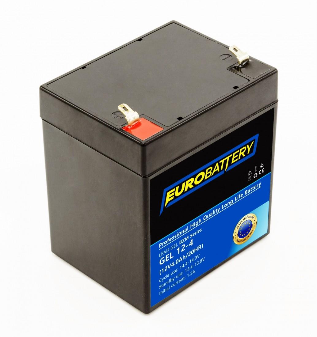 Акумуляторна батарея гелева EuroBattery 12v-4 Ah (1149)