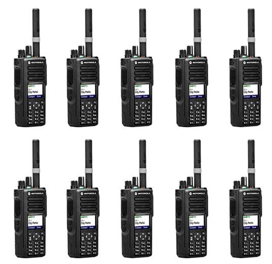 Радіостанція цифрова Motorola MotoTRBO DP4800 VHF AES-256 шифрування комплект 10 шт. - фото 2