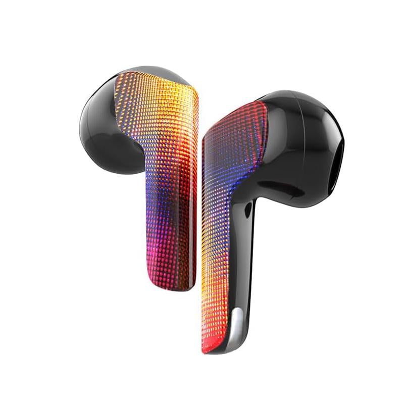 Наушники беспроводные Sabbat M200 Carmen с игровым режимом AAC/SBC Bluetooth 5.3 Черно-оранжевый (2194)