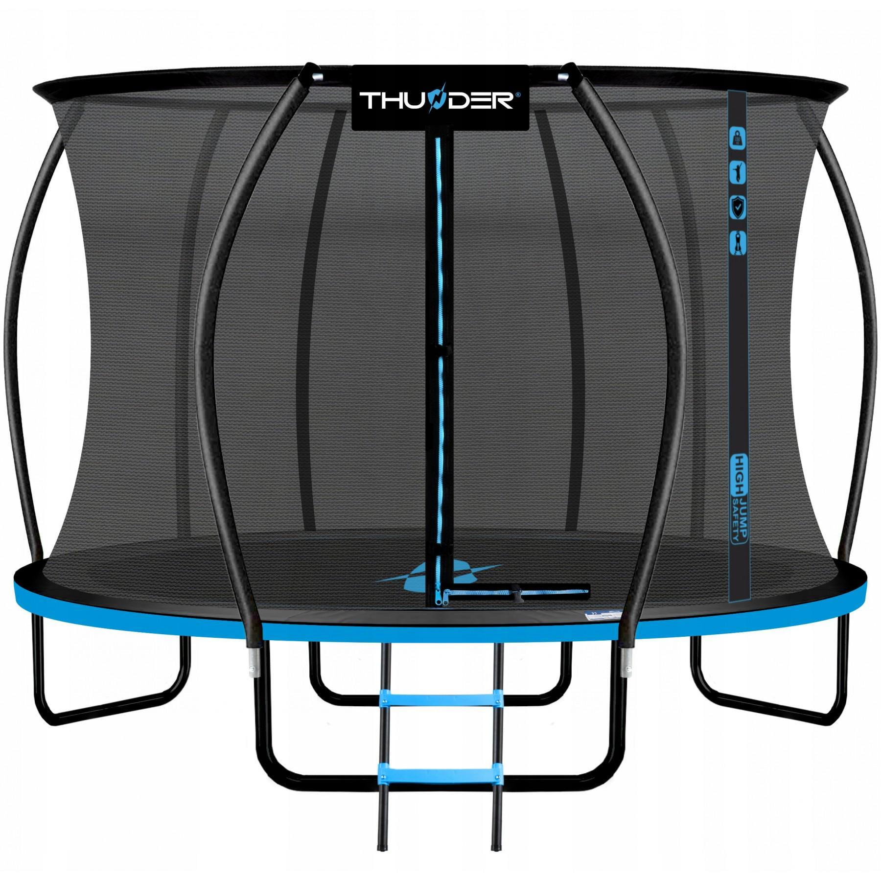 Батут с внутренней сеткой Thunder Inside Ultra 14FT 435 см Black/Blue Батут с внутренней сеткой Thunder Inside Ultra 14FT 435 см Black/Blue