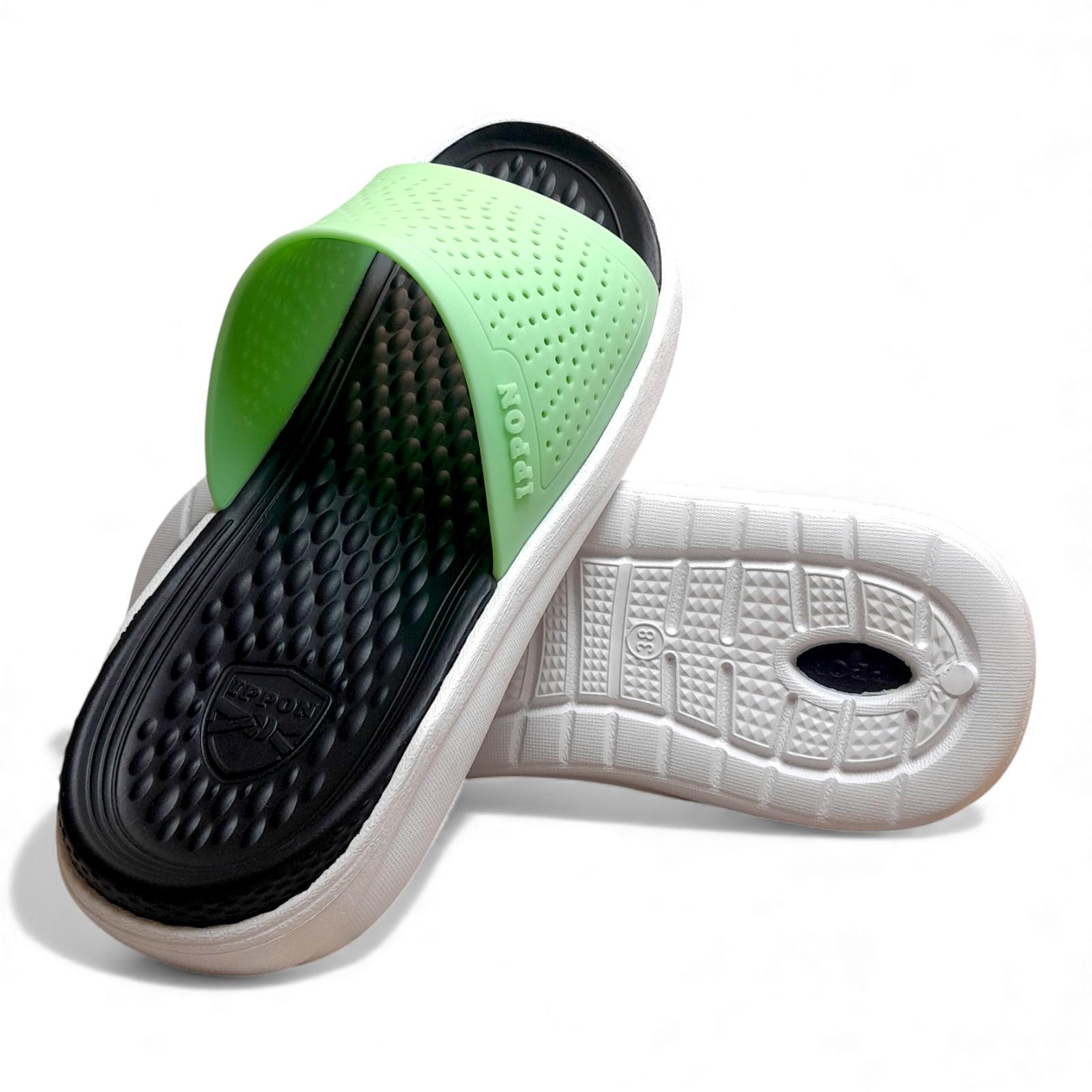 Шлепанцы женские Ippon р. 36 22,5 см Светло-зеленый (2834260347) - фото 2 Шлепанцы женские Ippon р. 36 22,5 см Светло-зеленый (2834260347) - фото 2