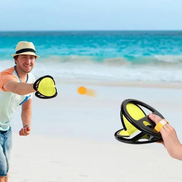 Набор игровой Воздушный теннис для броска и ловли мяча (26380442) - фото 6 Набор игровой Воздушный теннис для броска и ловли мяча (26380442) - фото 6