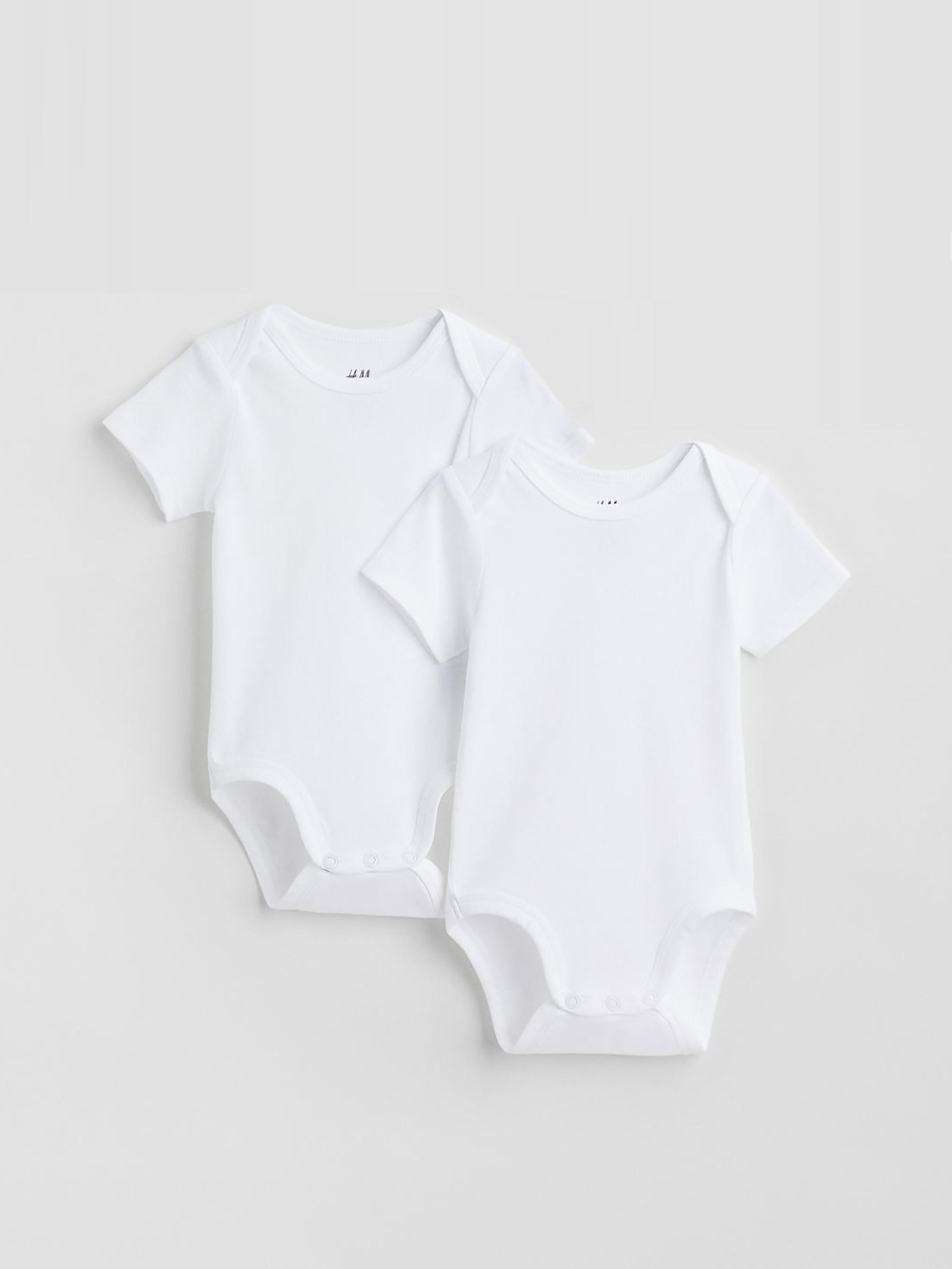 Боді 2 шт. H&M 62 см Білий (A30110880332)