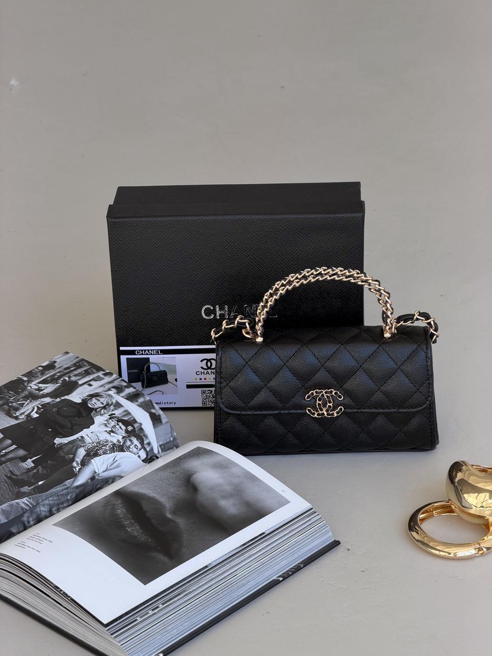 Сумка женская Chanel mini клатч Черный (2955166140)