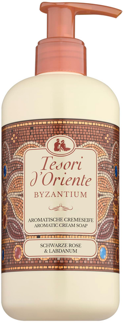 Крем-мыло пармуфированное Черная роза и лабданум Tesori d´Oriente Crema Sapone Aromatica Byzantium Rosa Nera E Labdano 300 мл