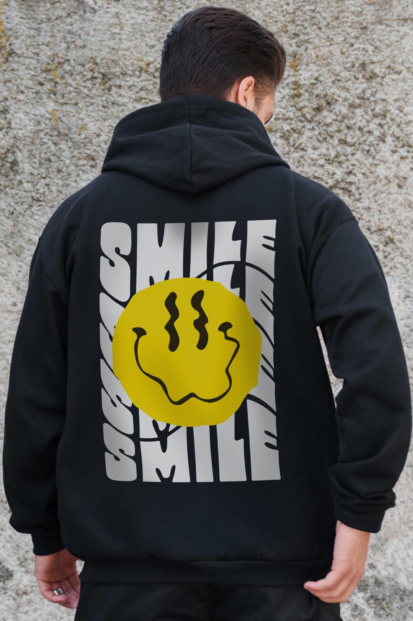 Худи-зип с принтом Without Smile  Kane S/M Black (S/M8055860)