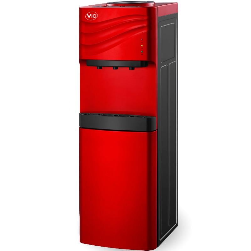 Кулер для воды VIO X903-FEC с электронным охлаждением и шкафчиком Красный (17548)