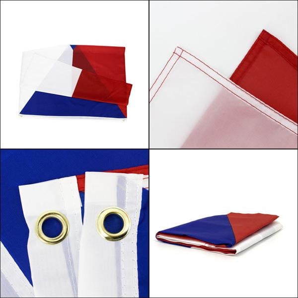 Прапор Чехії Resteq поліестер 150х90 см (VA-1430294228) - фото 2 Прапор Чехії Resteq поліестер 150х90 см (VA-1430294228) - фото 2