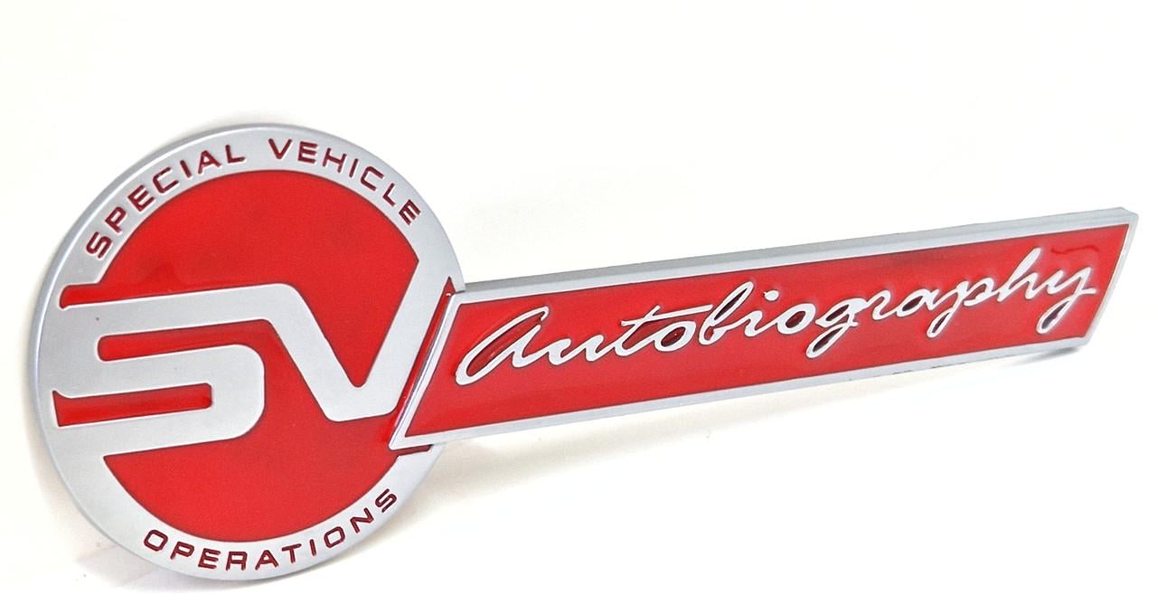 Эмблема SV Autobiography SPECIAL VEHICLE OPERATIONS Land Rover (2308517450)