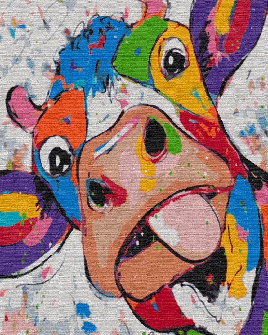 Картина по номерам Brushme Радужная Милка 40x50 см (BS52153) Картина по номерам Brushme Радужная Милка 40x50 см (BS52153)