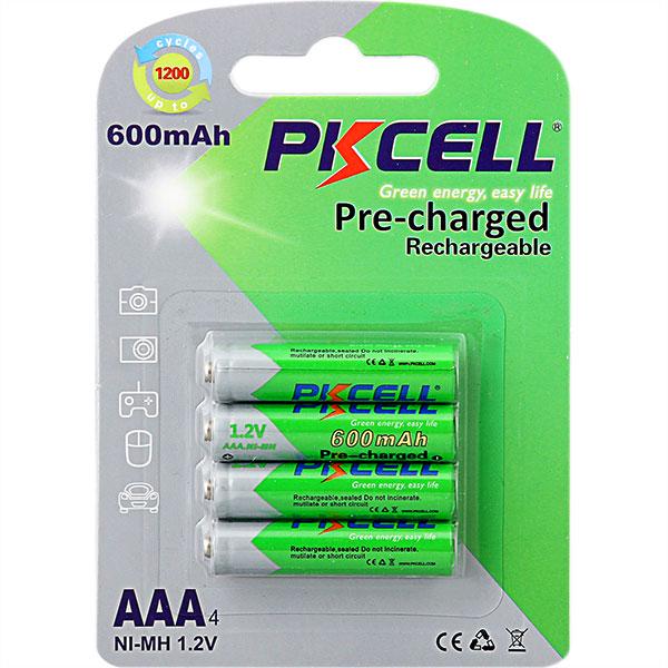 Акумулятор PKCELL Ni-MH RTU AAA600-4B AAA 600 mAh 1,2V 4 шт. (8477)