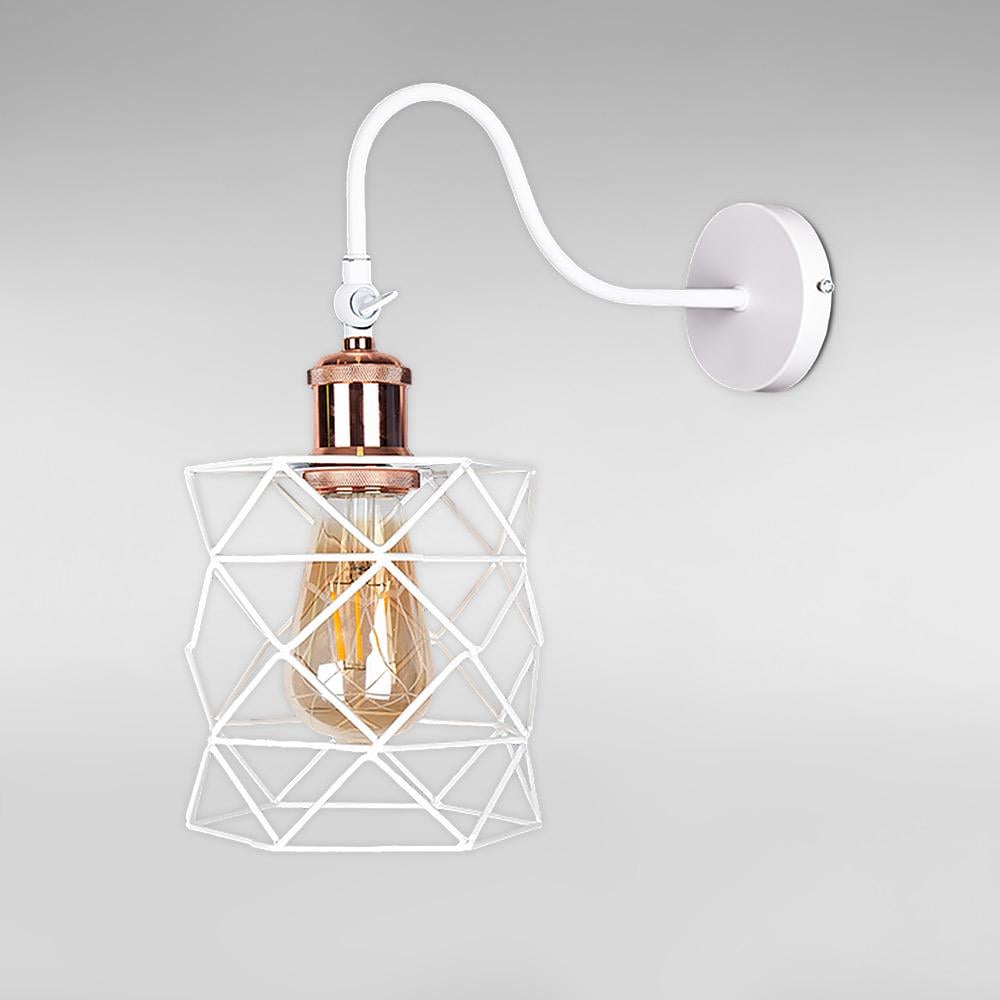 Світильник настінний Light House LS-18144F3-1 WH/RG Білий/Мідний