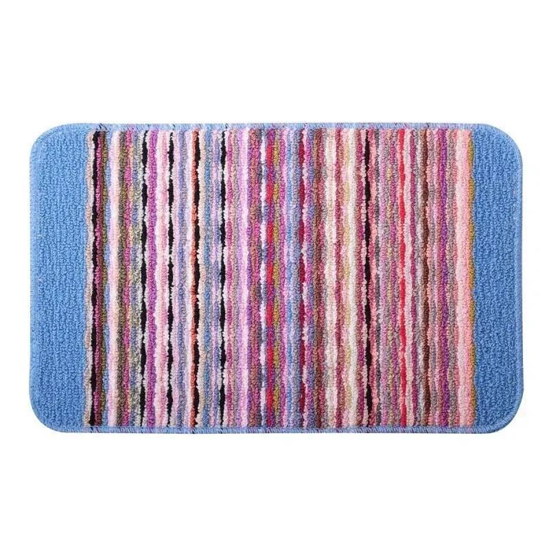 Килимок для ваної кімнати Besser KM-36500 протиковзкий з поліпропілену 40x60 см Синій (150-84-36500.1)