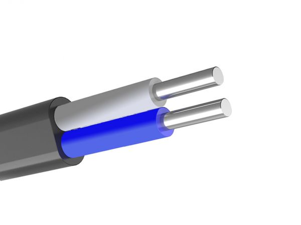 Кабель силовий моноліт Меганом-Дон АВВГп 2х2,5 алюміній (0089)