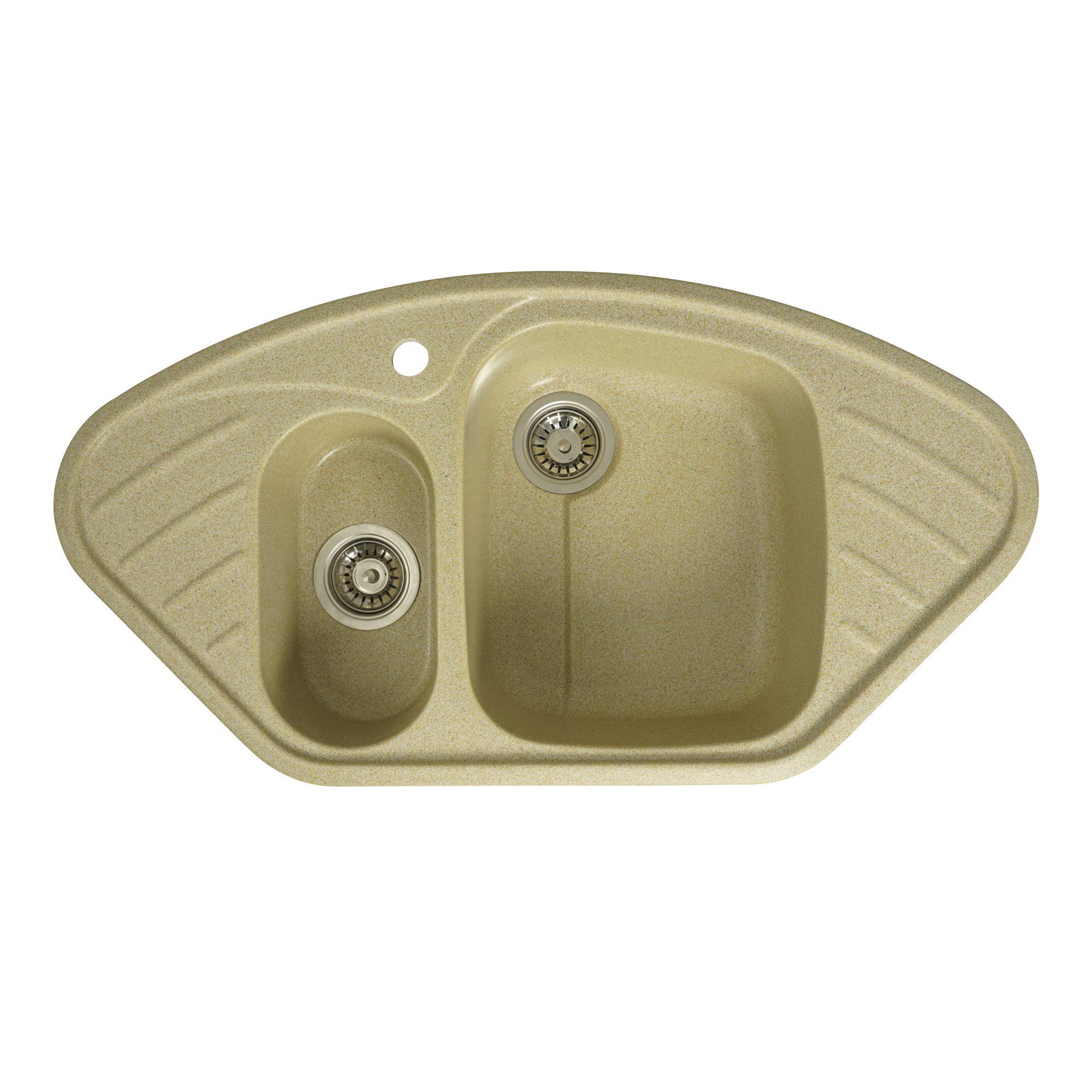 Мийка для кухні гранітна Platinum 9250UW LARGO глянцева Бежевий Мийка для кухні гранітна Platinum 9250UW LARGO глянцева Бежевий
