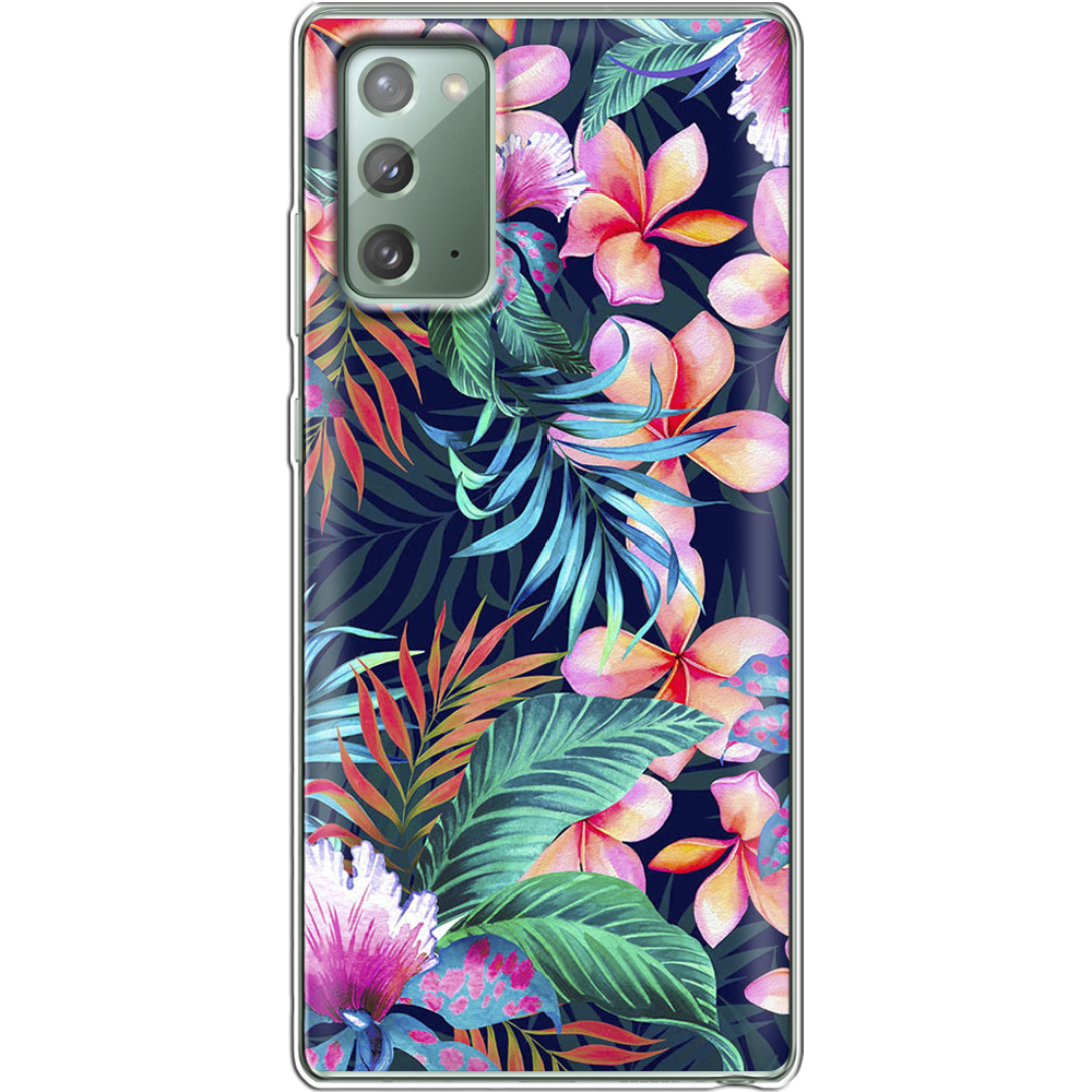 Чохол Boxface Samsung N980 Galaxy Note 20 flowers in the tropics Прозорий силікон (40568-up1971-40568)