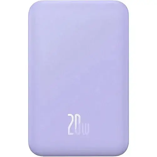 Батарея портативная BASEUS Magnetic Mini Wireless Fast Charge PPCX150005 20000 mAh 20W Purple