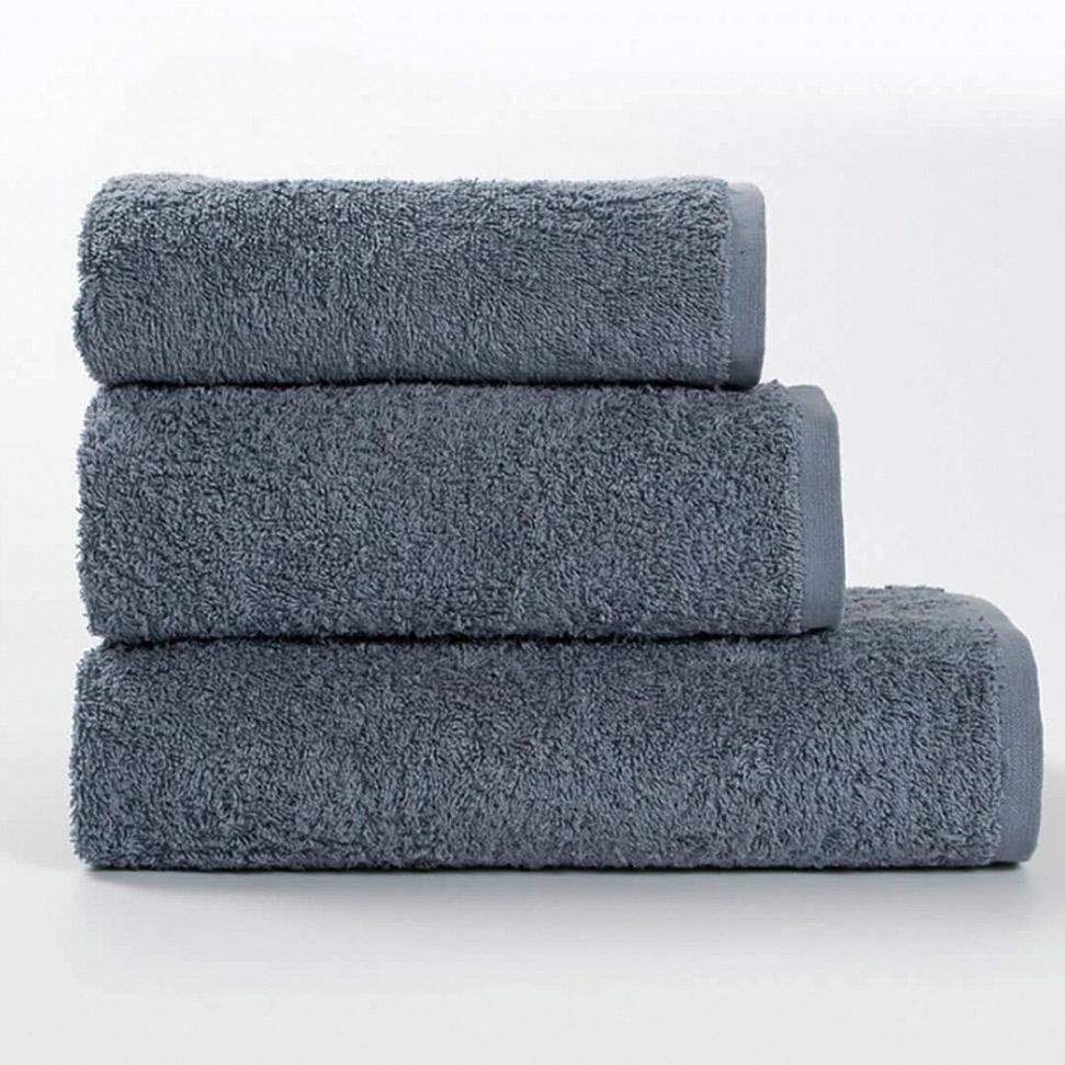 Набор махровых полотенец GM Textile 3 шт Серый