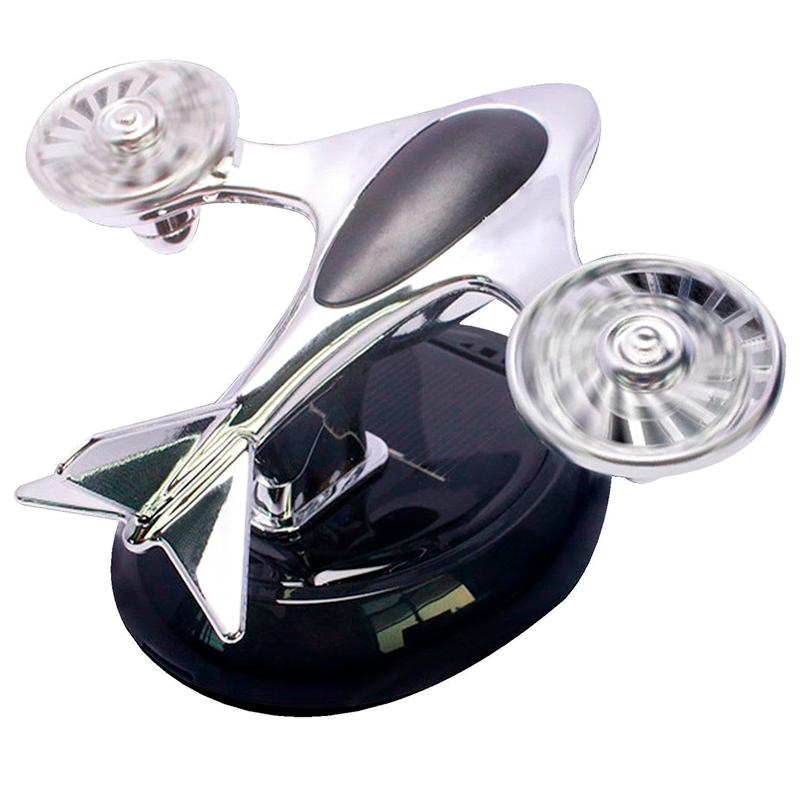 Ароматизатор автомобильный Самолет с турбинами Цветочный сад на солнечной батарее (2473937093)