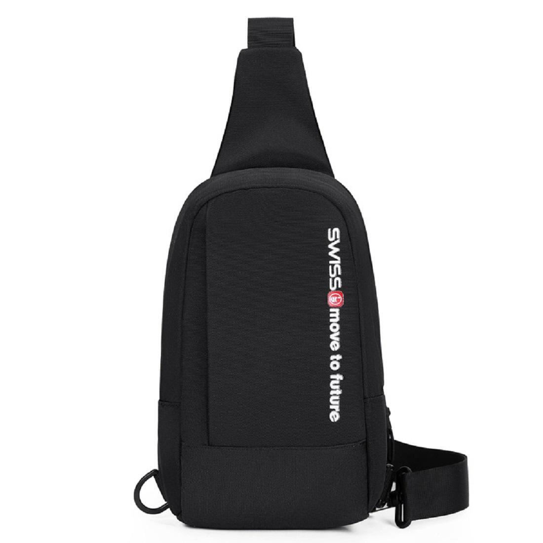 Мужская сумка через плечо Royal Bag AT09-T-24006A Черный (6051)