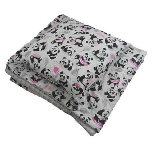 Плед-одеяло детское без утепления Панды с шариками 200х110 см плюш/бавобна (SH-20020-TXBLCOPI-UA-01(1) - фото 5 Плед-одеяло детское без утепления Панды с шариками 200х110 см плюш/бавобна (SH-20020-TXBLCOPI-UA-01(1) - фото 5