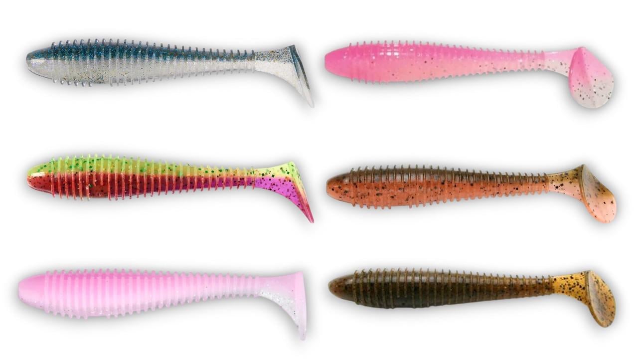 Набір силіконових приманок Keitech Swing Impact FAT 3,3-3,8" (2927747058)