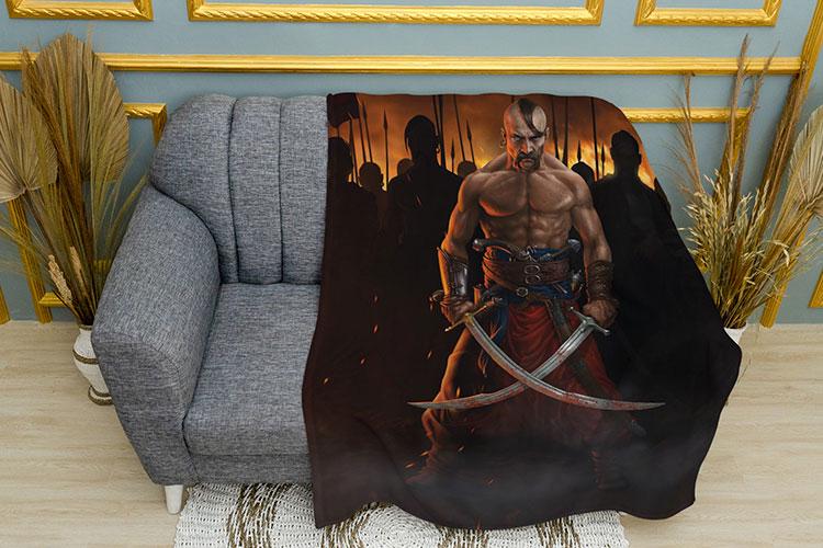 Плед PromoZP Суровый казак плюш однослойный 135х150 см (111301)