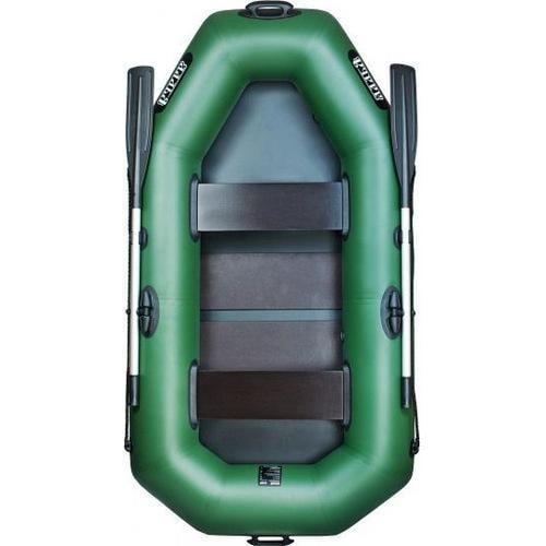 Надувная лодка Ладья ЛТ-240АС ПВХ 2-х местная/гребная/реечное дно