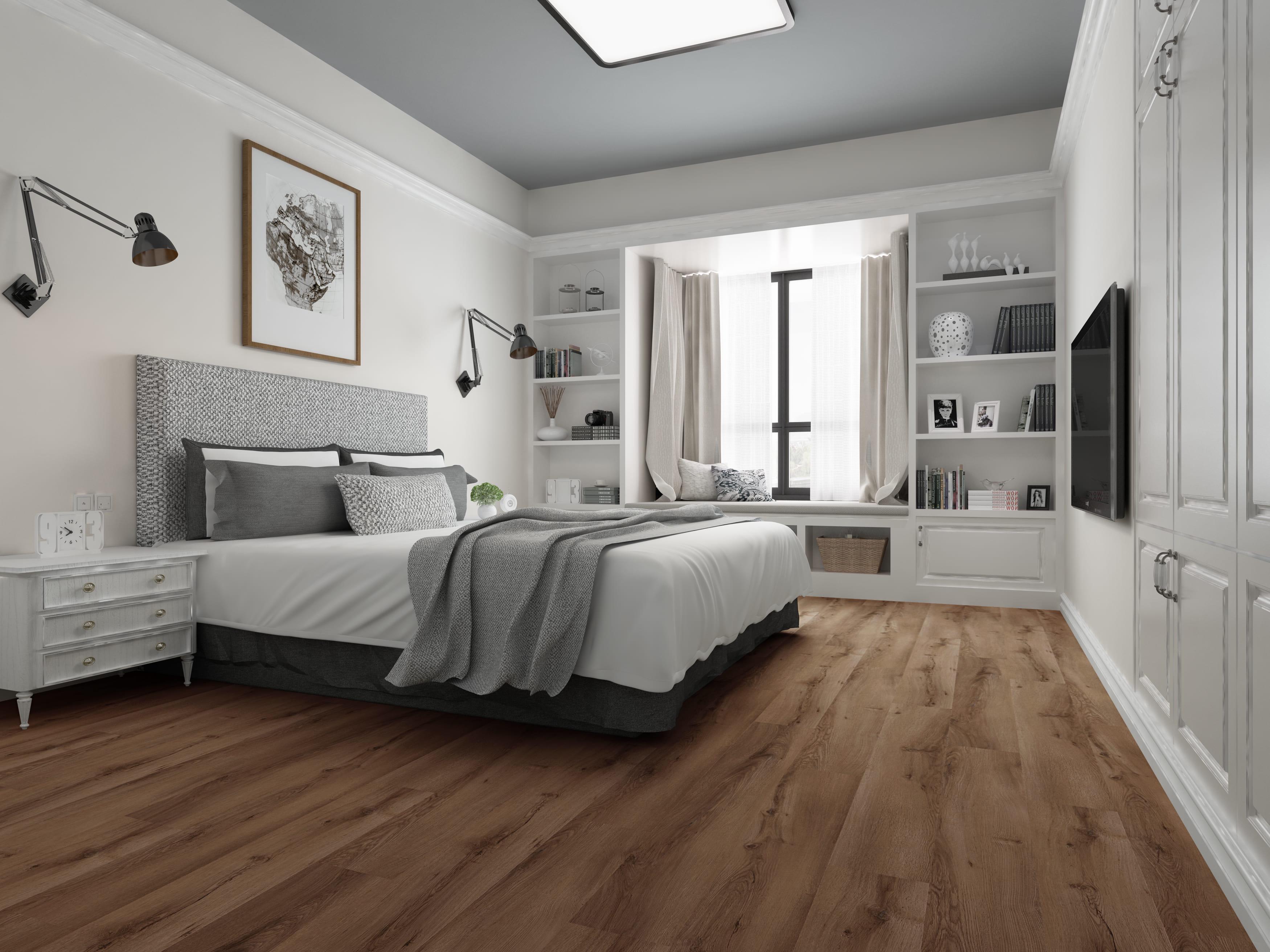 Пол виниловый SPC StoneX с подложкой 33 класс 5 мм Дуб Браун