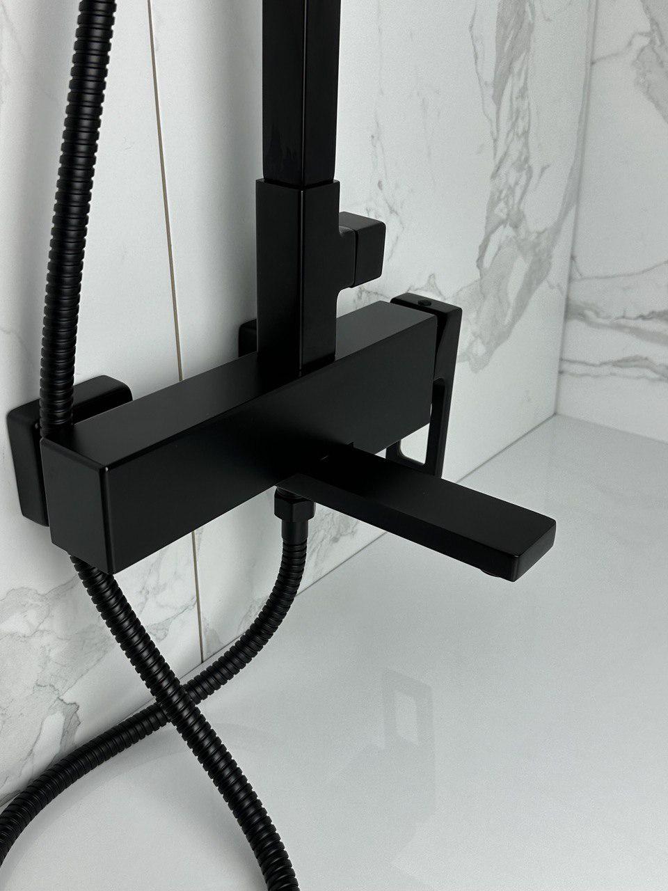 Душова колона із змішувачем Koer KB-56009-05 Чорний (18925790) - фото 4 Душова колона із змішувачем Koer KB-56009-05 Чорний (18925790) - фото 4