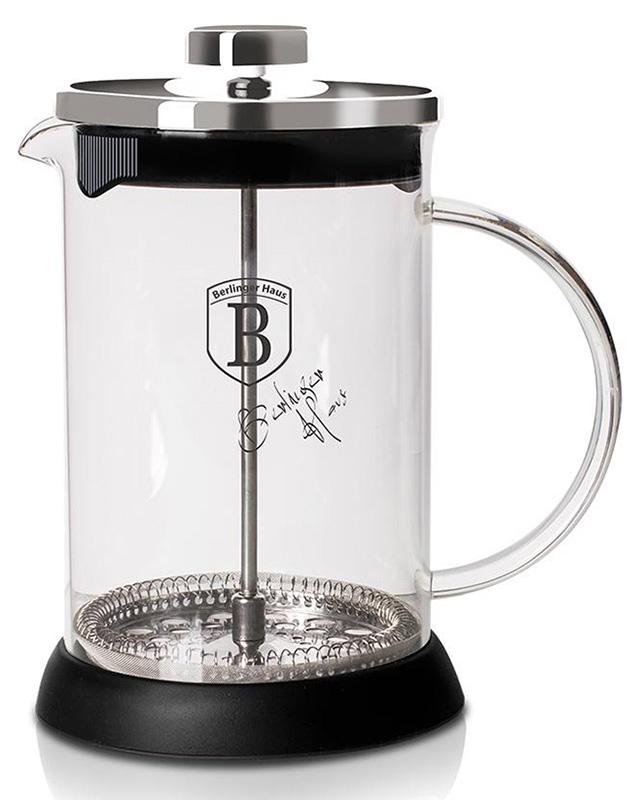 Френч-пресс Berlinger Haus Black/Silver 600 мл (BH-6302) Френч-пресс Berlinger Haus Black/Silver 600 мл (BH-6302)