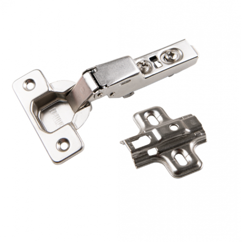 Петля мебельная полунакладная Muller 105° Clip-On d 35 мм с доводчиком (714562)