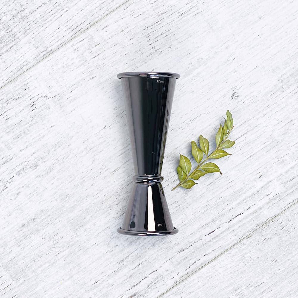 Джиггер Olin&Olin мірна склянка з поділками 30/60 мл Чорний