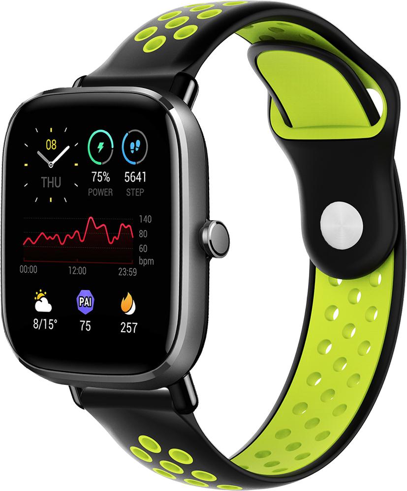 Ремешок Sport для Amazfit GTS 2 mini Black Green (23039-4A)