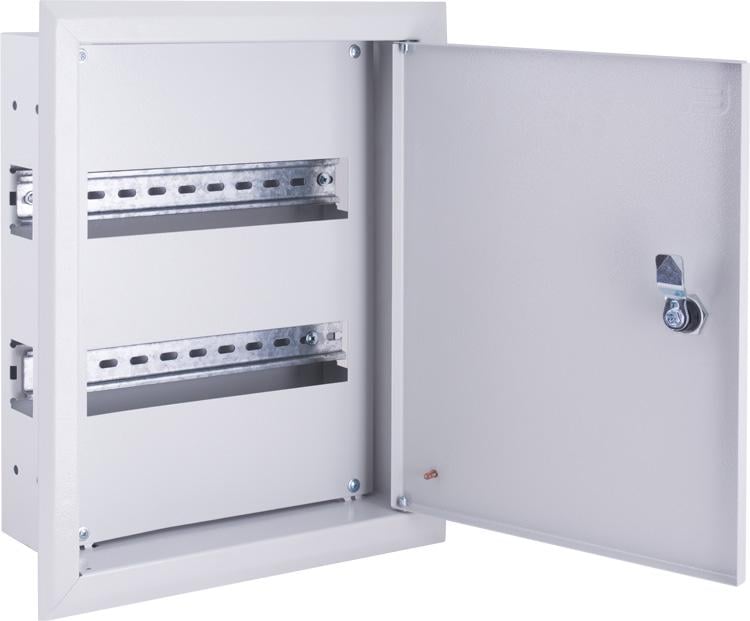 Корпус металевий e.mbox.pro.w.24 IP31 вбудований на 24 модуля (p0100210)