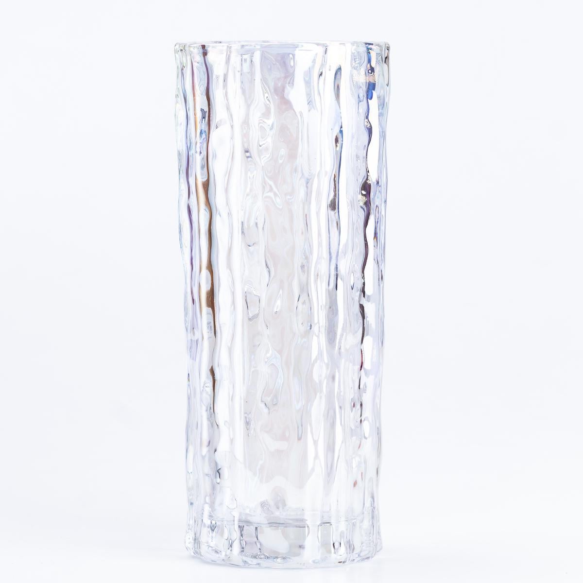 Ваза для квітів Амстердам скляна 28,5 см Прозорий (HP4135G)