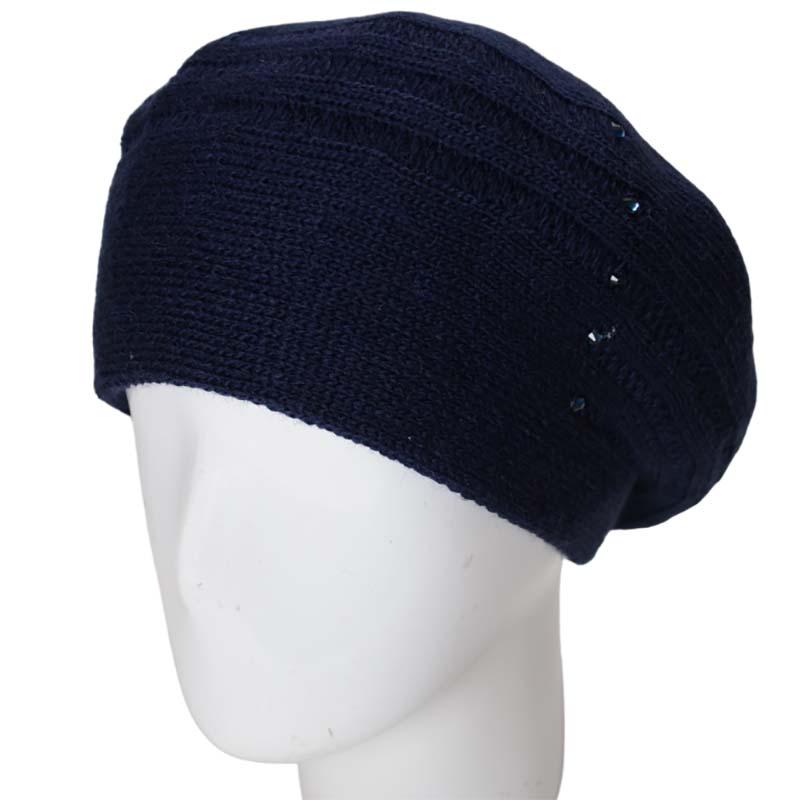 Берет женский Lirus Черта двойной Синий (131673)