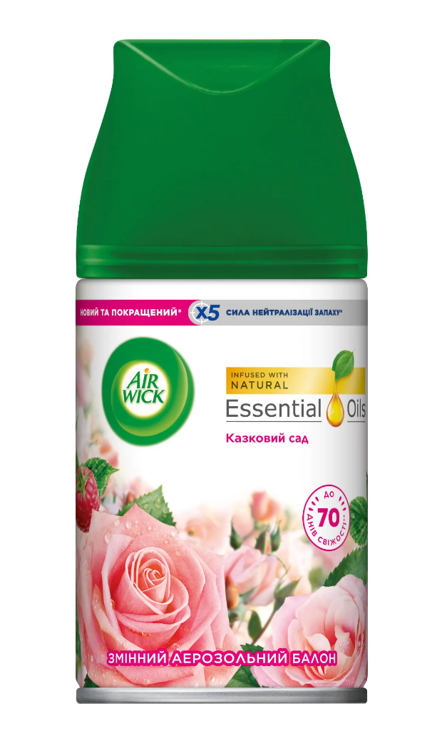 Запасний блок для освіжувача повітря Air Wick Казковий сад 250 мл (5997321755915)