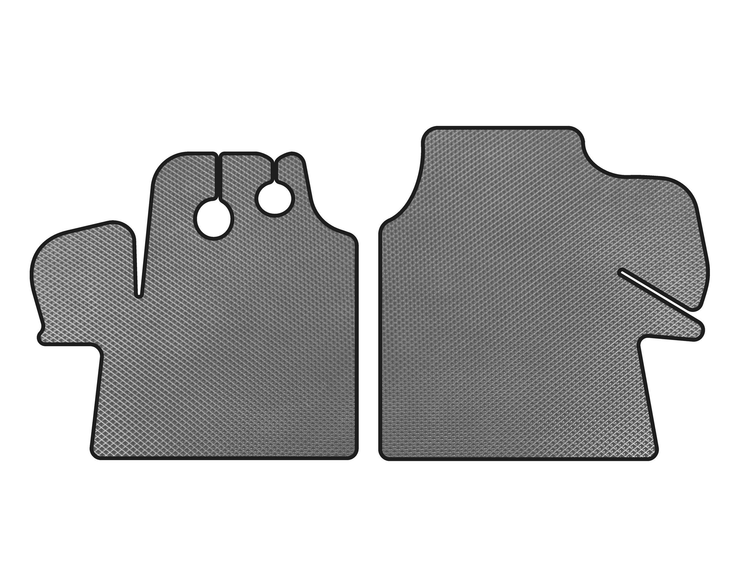 Коврики Digital Designs EVA 2002-2006 для Fiat Ducato 1995-2006 гг. этилвинилацетат Серый (143029)