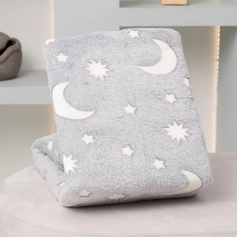 Плед светящийся в темноте Blanket kids Magic Star 150х100 см Серый - фото 25 Плед светящийся в темноте Blanket kids Magic Star 150х100 см Серый - фото 25