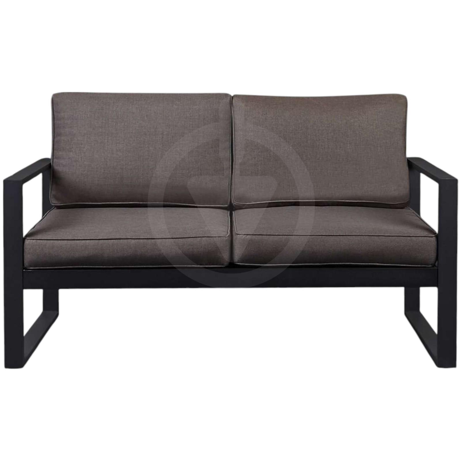 Диван металлический AVVS Бостон лофт с подлокотниками рогожка 130 см Коричневый - фото 2 Диван металлический AVVS Бостон лофт с подлокотниками рогожка 130 см Коричневый - фото 2