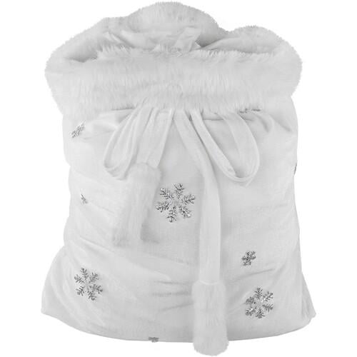 Мешок Новогодний для подарков Seta Decor 23-649WT Белый