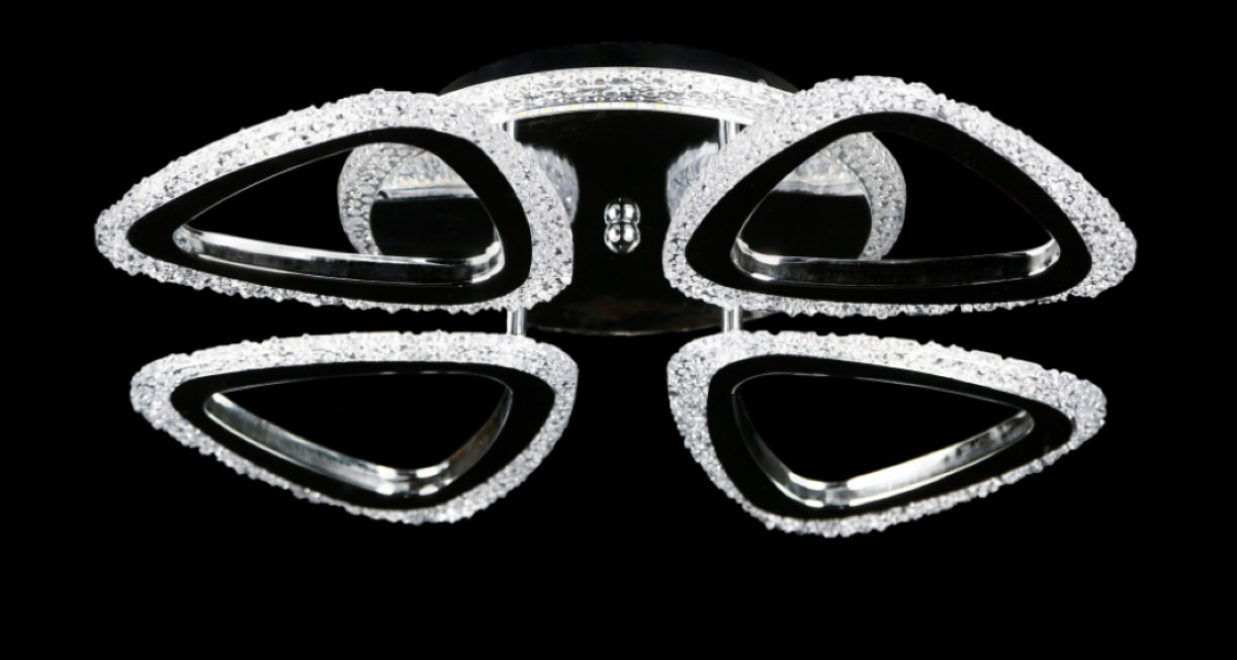 Светодиодная люстра LK39760/4/1 LED CR Белый/Хром (AN000034)