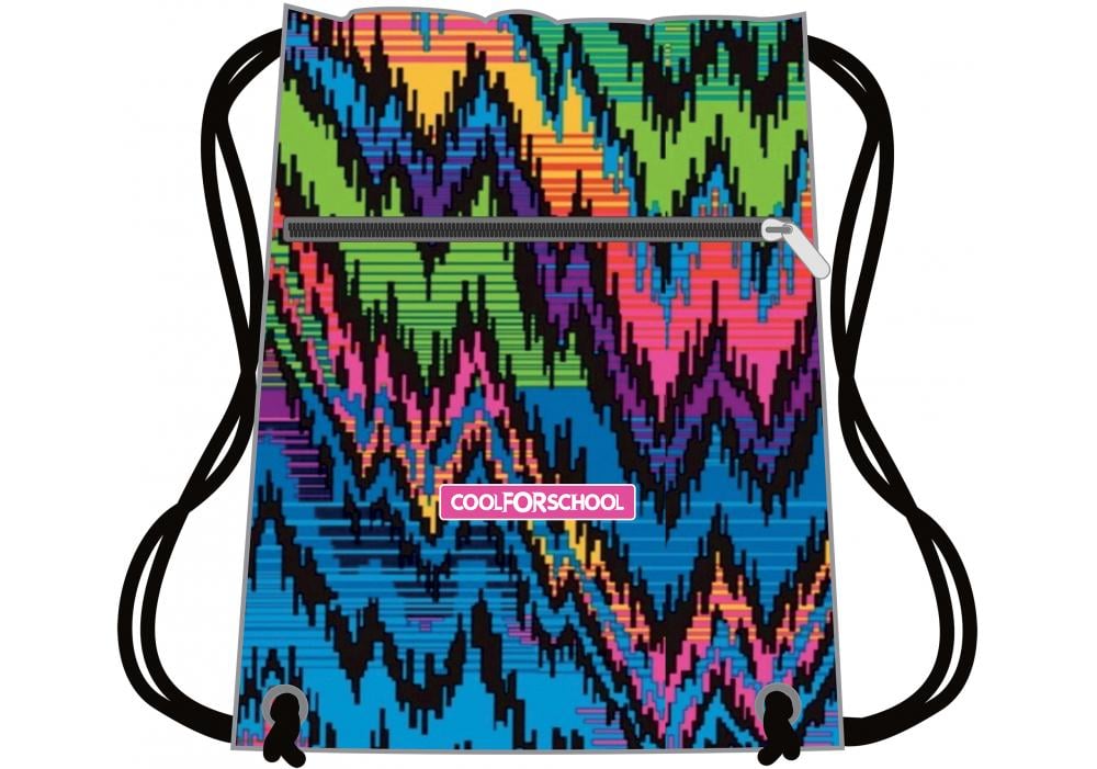 Сумка для обуви Cool For School Rainbow с молнией 44х35 см (CF85738)