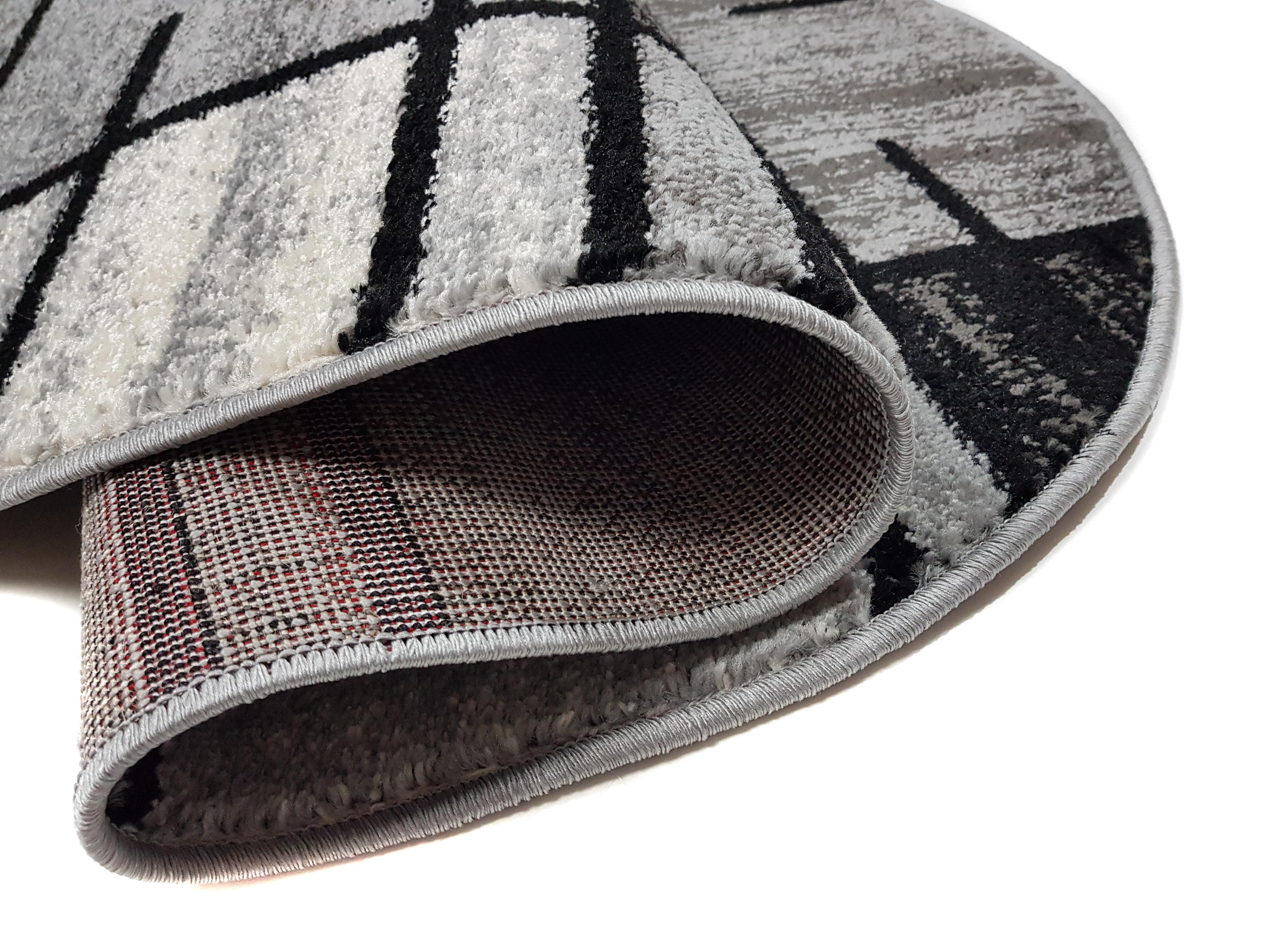 Ковер з невысоким ворсом Espresso 50x80 см овал Серый (02239ALGBО8) - фото 3